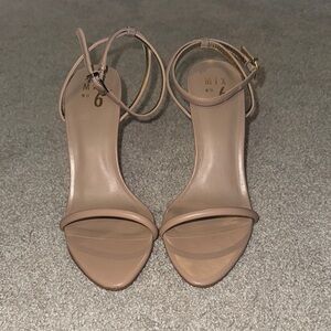 Mix No. 6 Tan Heels Elegant Sandal